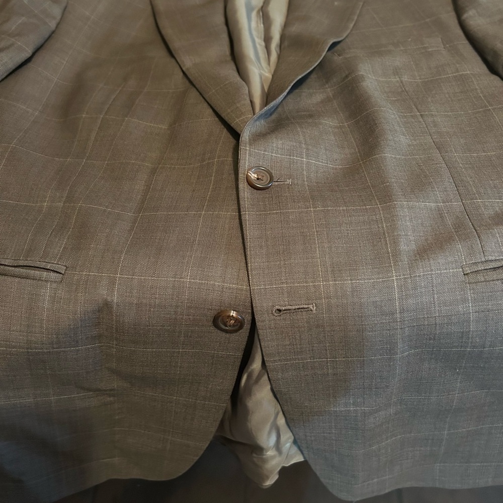 Ralph Lauren Gray Plaid Blazer